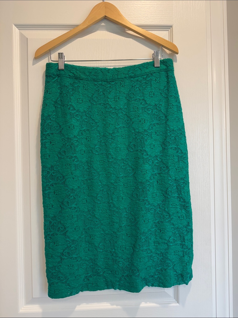 Maeve lace pencil skirt